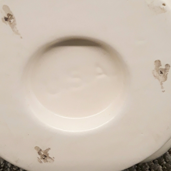 Vintage Ironstone USA Mary and Baby Jesus Standing Holy Water Font / Stoup - Picture 10 of 15